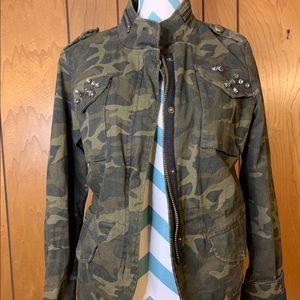 NWT Pink Envelope Camo Jacket-Sz L